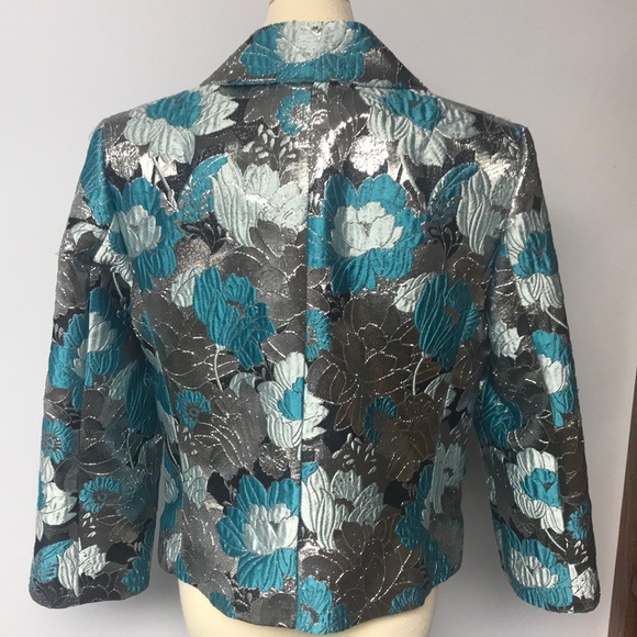 Michael Kors Collection Aqua/Silver Jacket - Picture 4 of 8